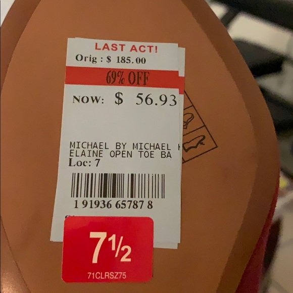 Maroon Michael Kors Ankle Booties - Picture 6 of 8